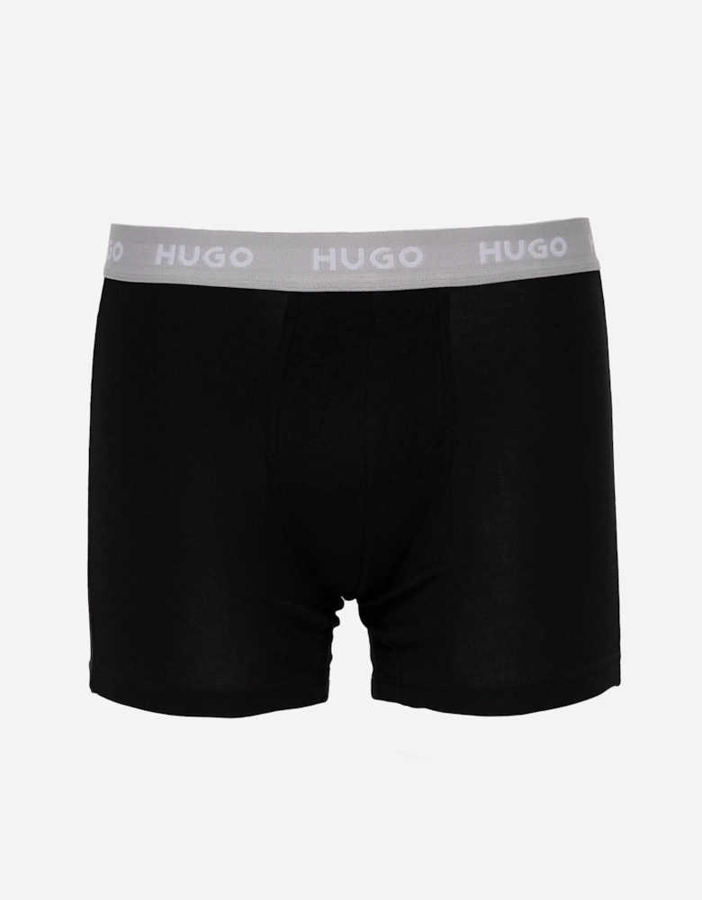 HUGO 3-Pack Mens Boxer Briefs with Logo Waistbands