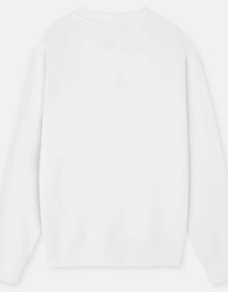 Graphic Baroque Logo White Sweatshirt