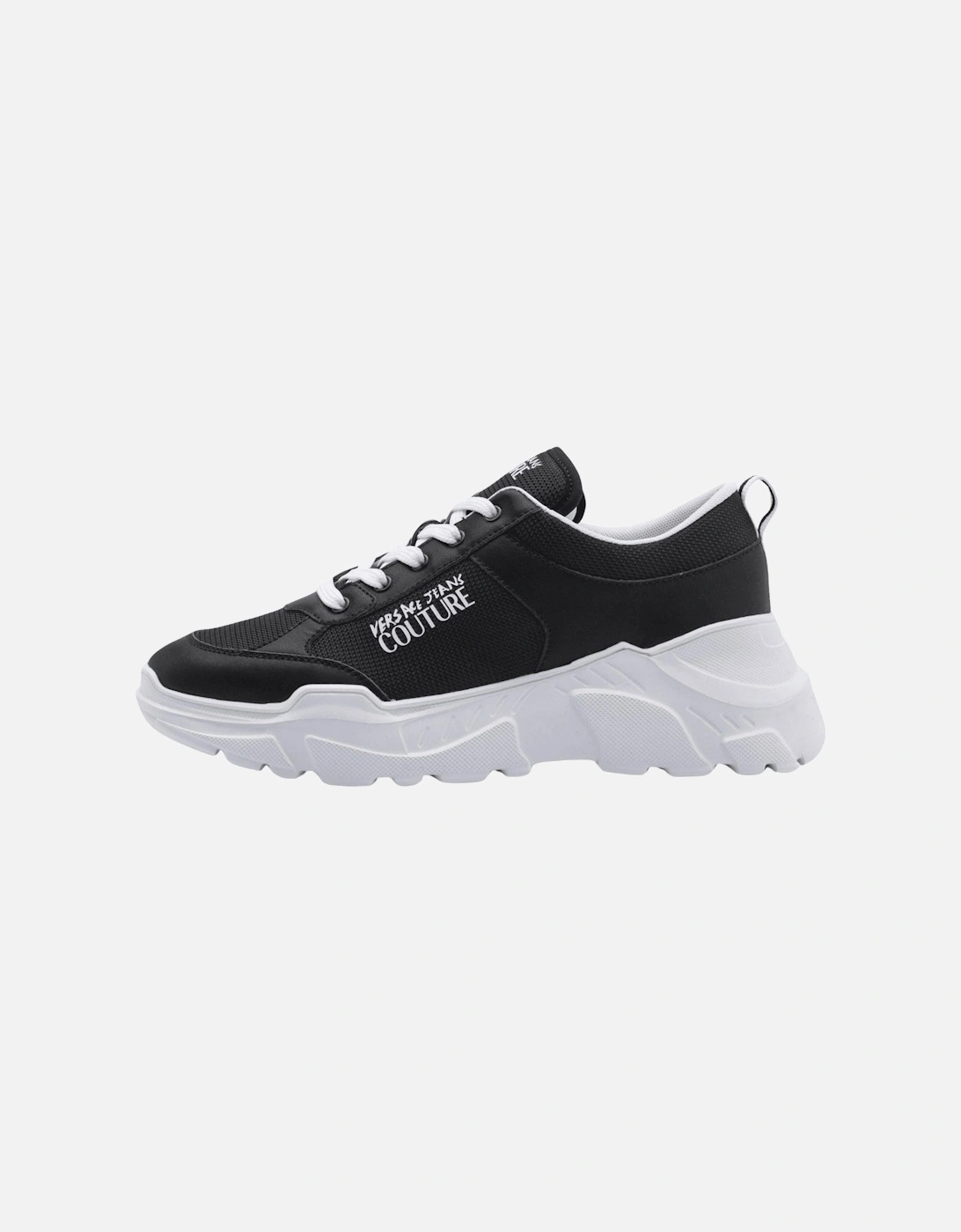 Speedtrack Black/White Sneaker Trainer, 5 of 4