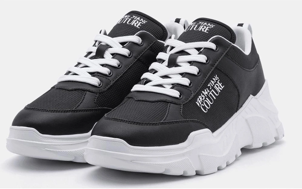 Speedtrack Black/White Sneaker Trainer