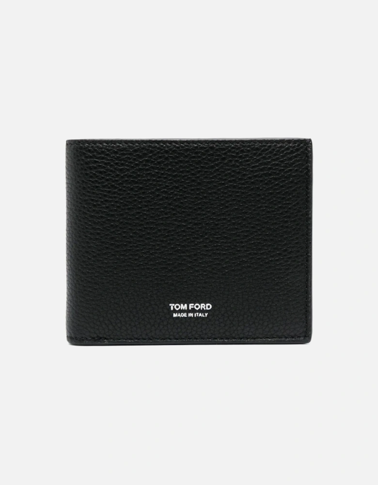 Soft Grain T Line Bifold Wallet Black