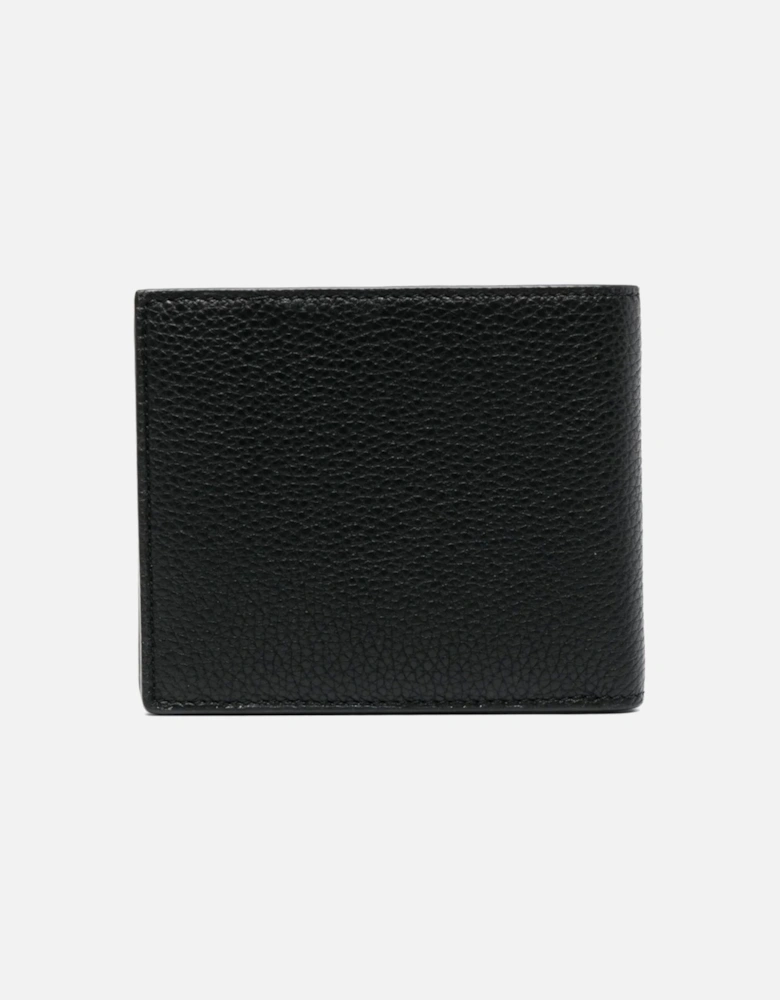 Soft Grain T Line Bifold Wallet Black