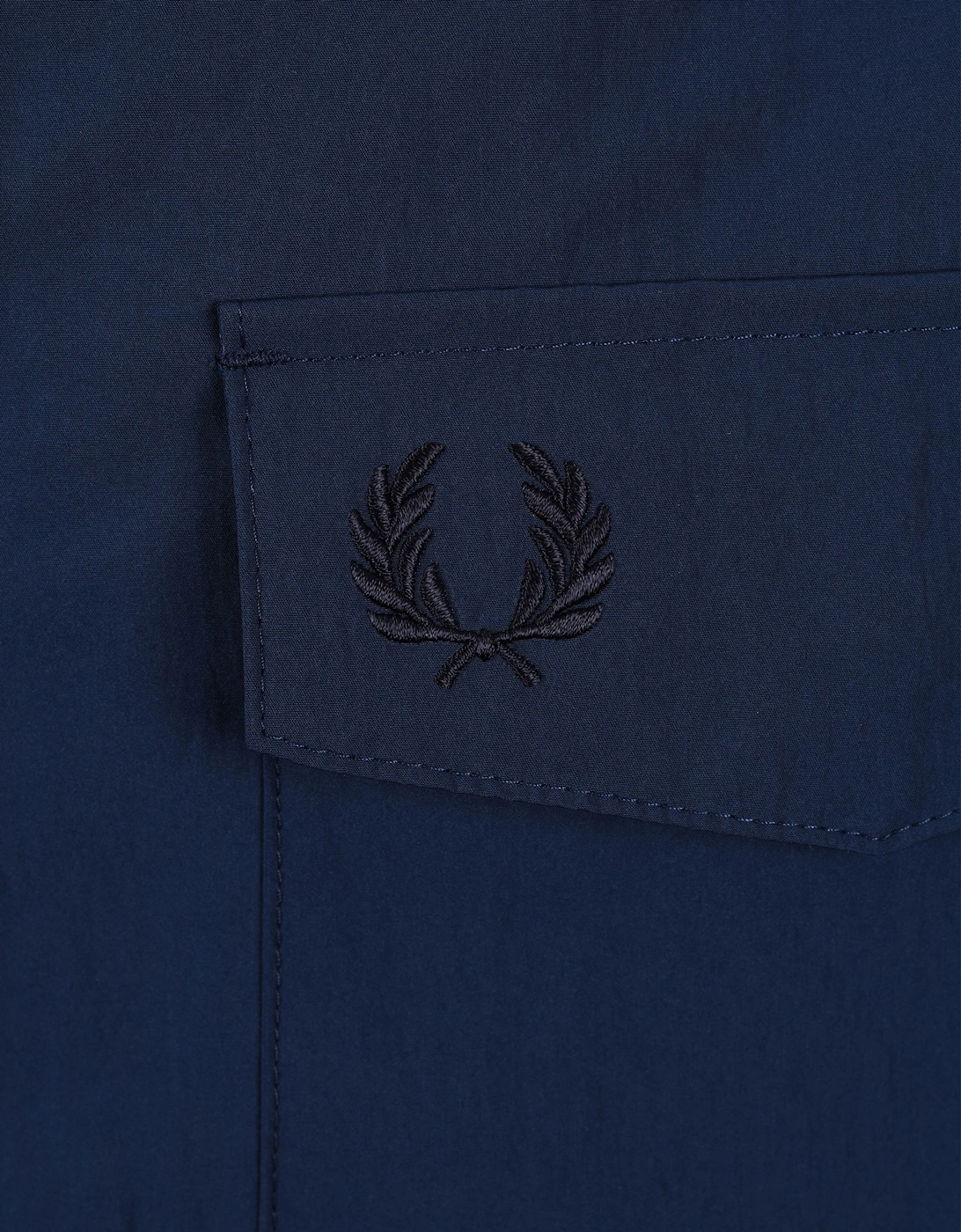 Zip Through Overshirt Tennis Blue