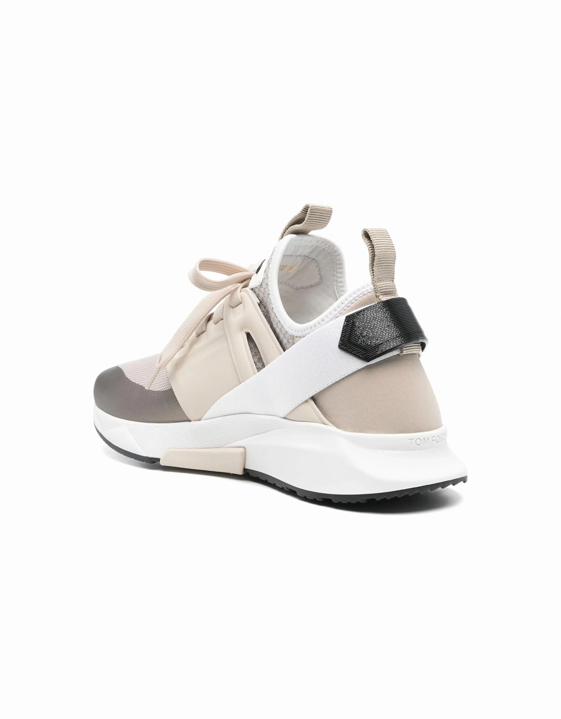 Jago Mixed Material Sneakers Beige