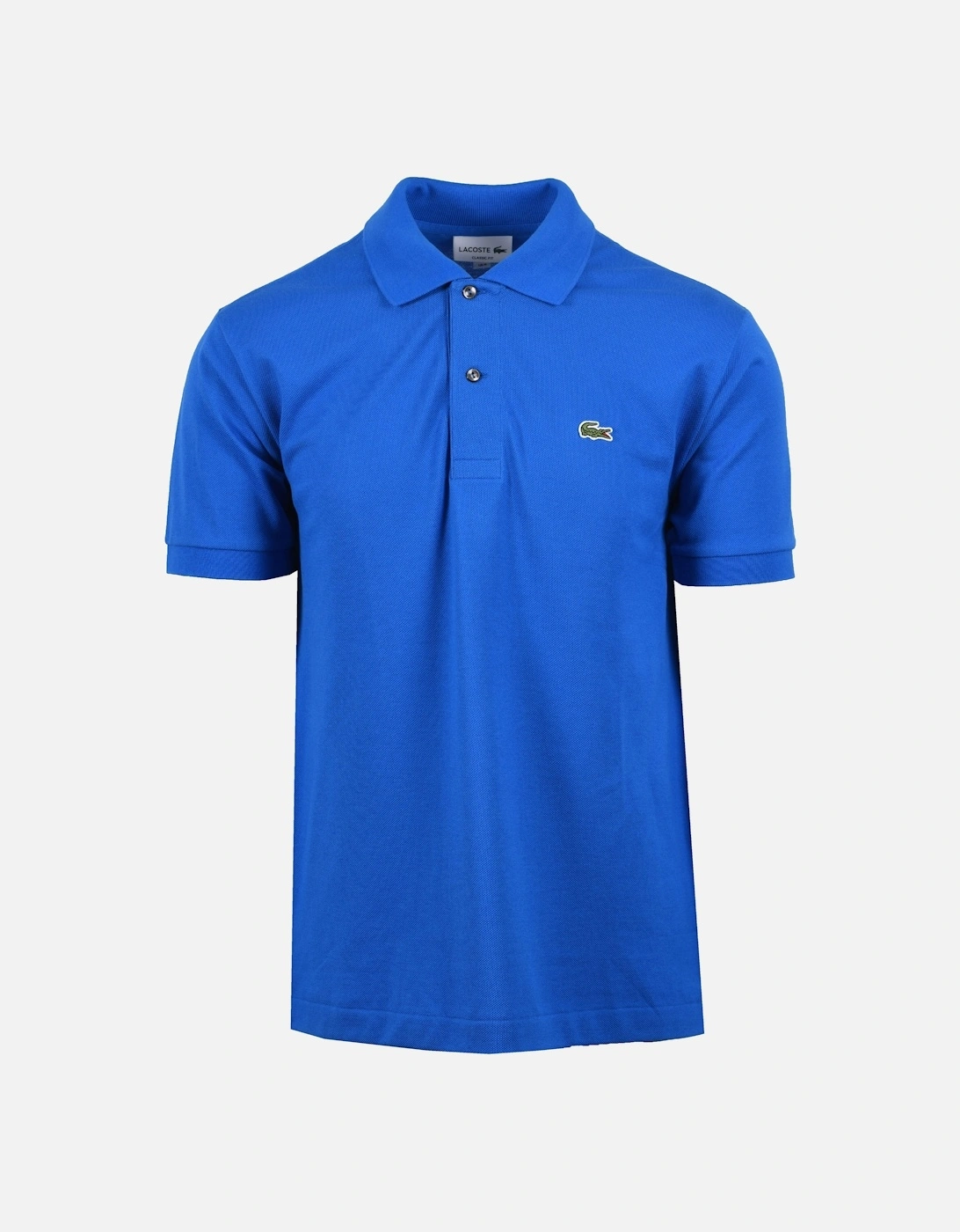 L.12.12 Piqué Cotton Polo Shirt Gipsy Blue, 4 of 3