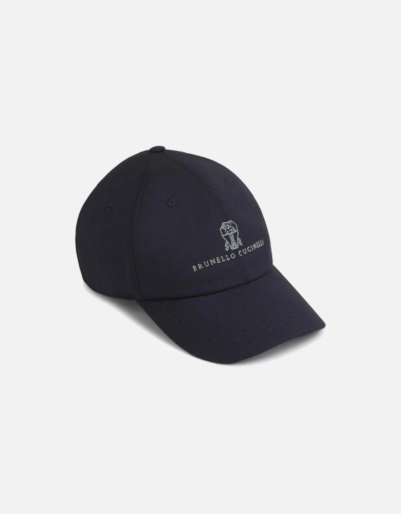 Branded Baseball Cap Navy