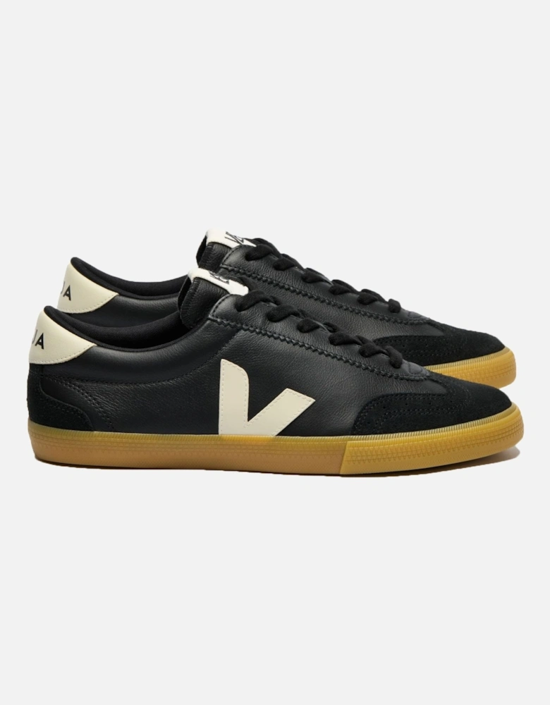 Volley O.T Leather Trainer Black/Pierre