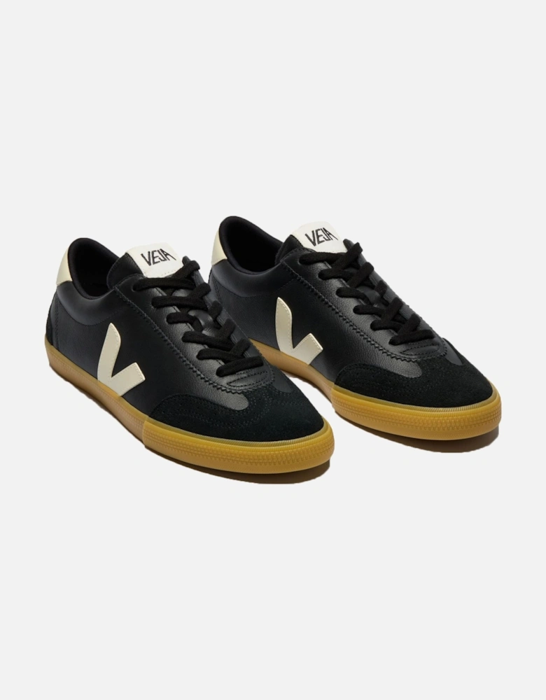 Volley O.T Leather Trainer Black/Pierre