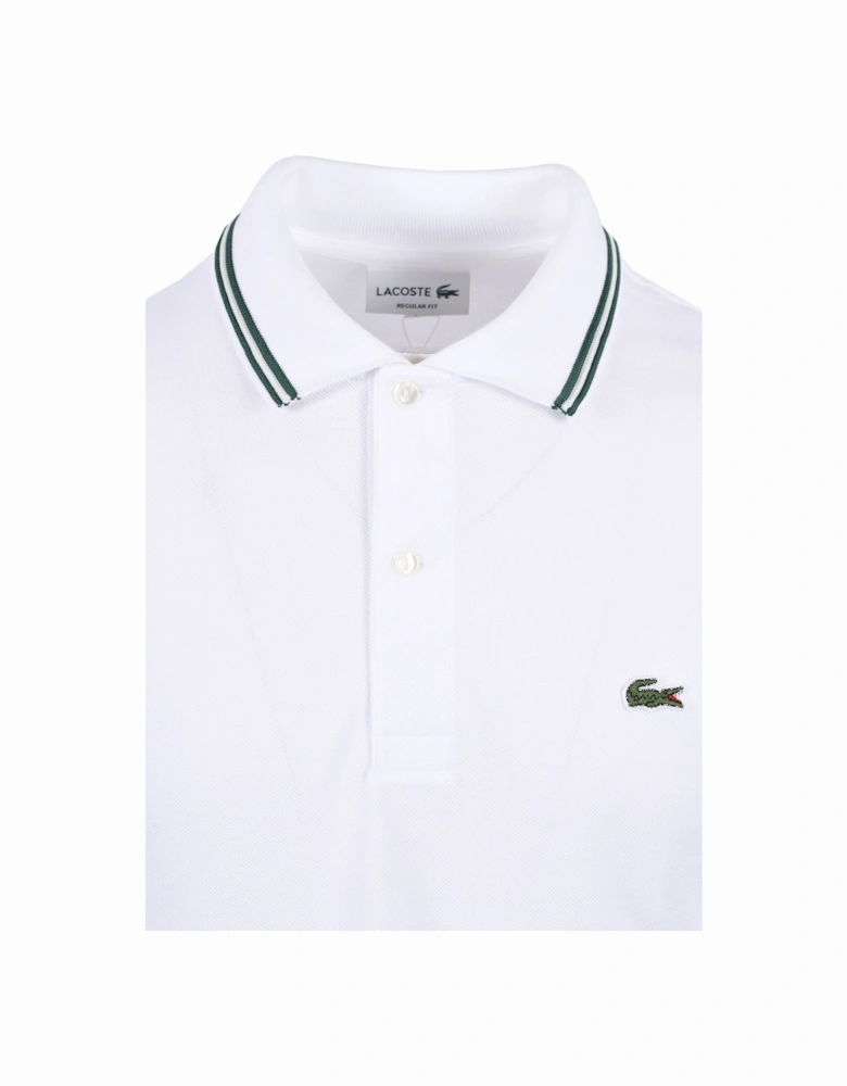 Tipped Polo White