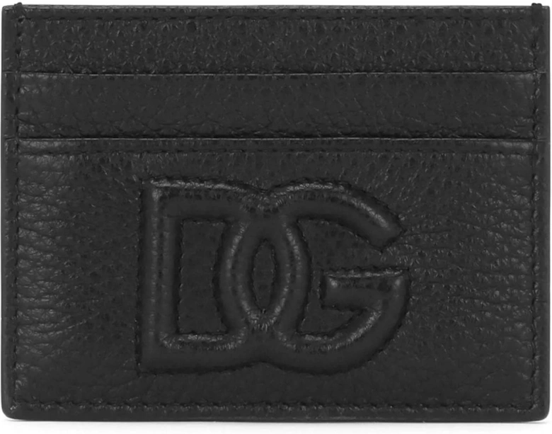 DG Embossed Card Case Black