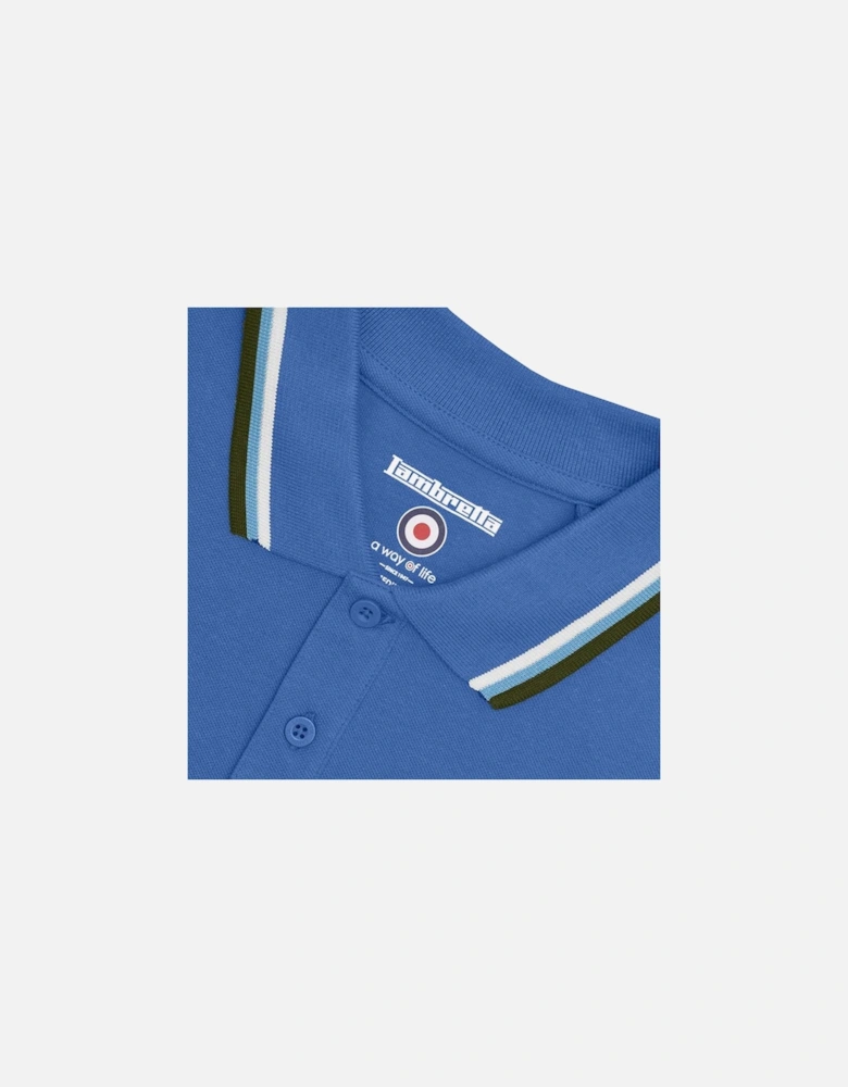 Lambretta Mens Triple Tipped Polo Shirt