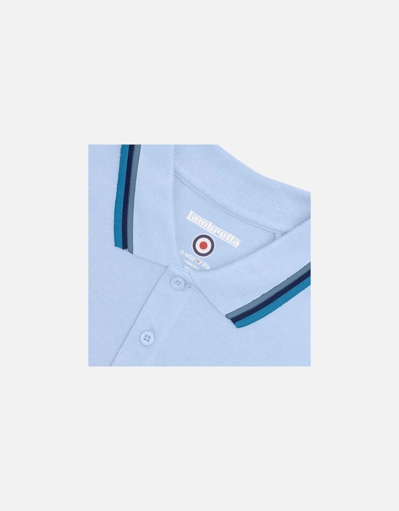 Lambretta Mens Triple Tipped Polo Shirt