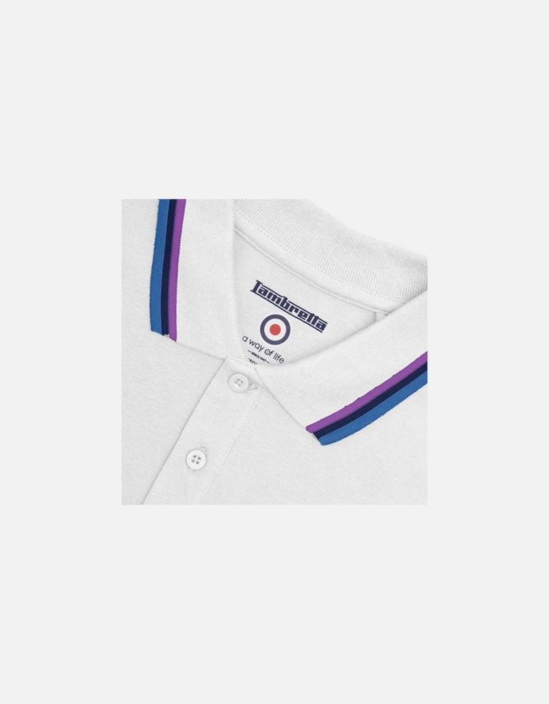 Lambretta Mens Triple Tipped Polo Shirt