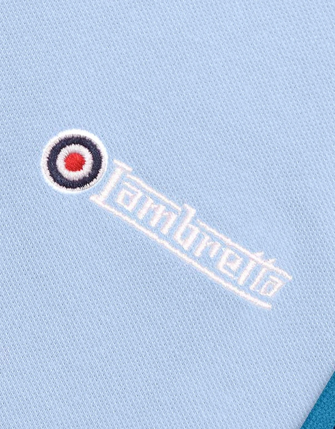 Lambretta Mens Triple Tipped Polo Shirt