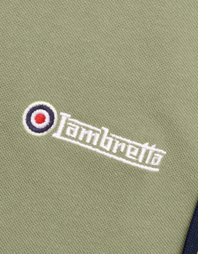 Lambretta Mens Triple Tipped Polo Shirt