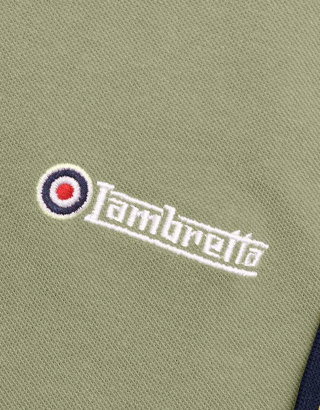 Lambretta Mens Triple Tipped Polo Shirt
