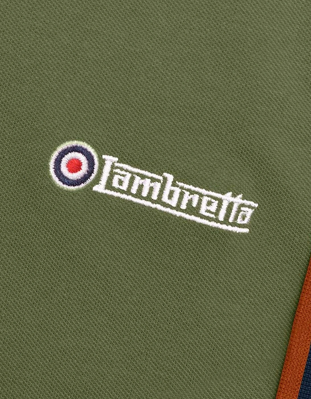 Lambretta Mens Triple Tipped Polo Shirt