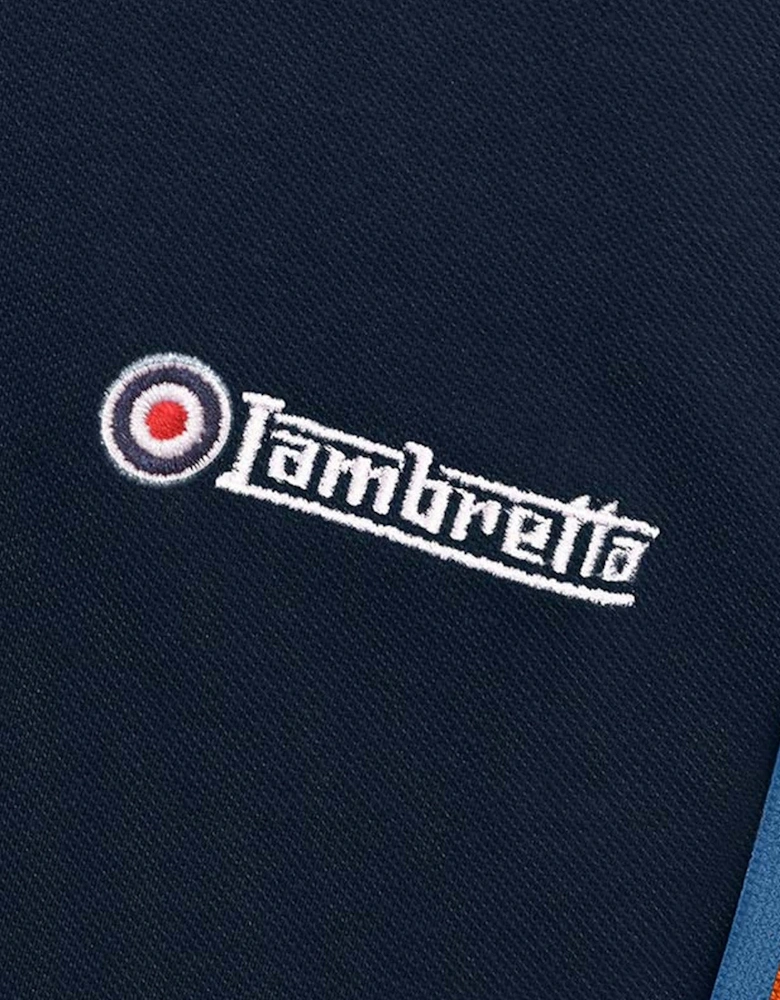 Lambretta Mens Triple Tipped Polo Shirt