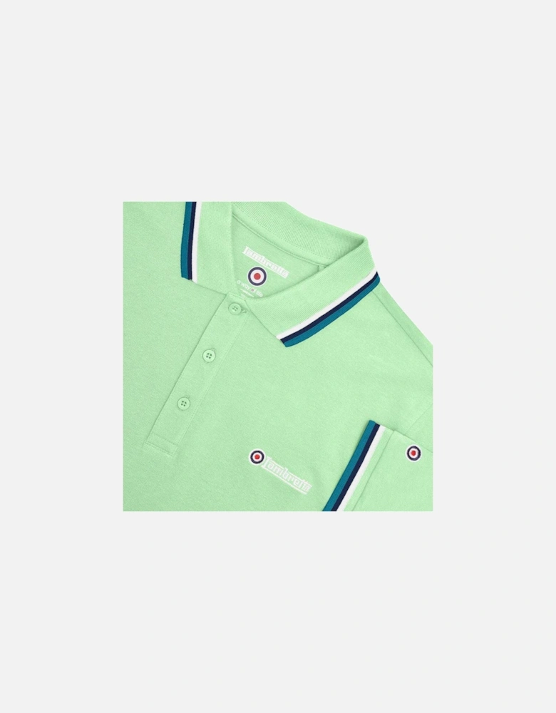 Lambretta Mens Triple Tipped Polo Shirt
