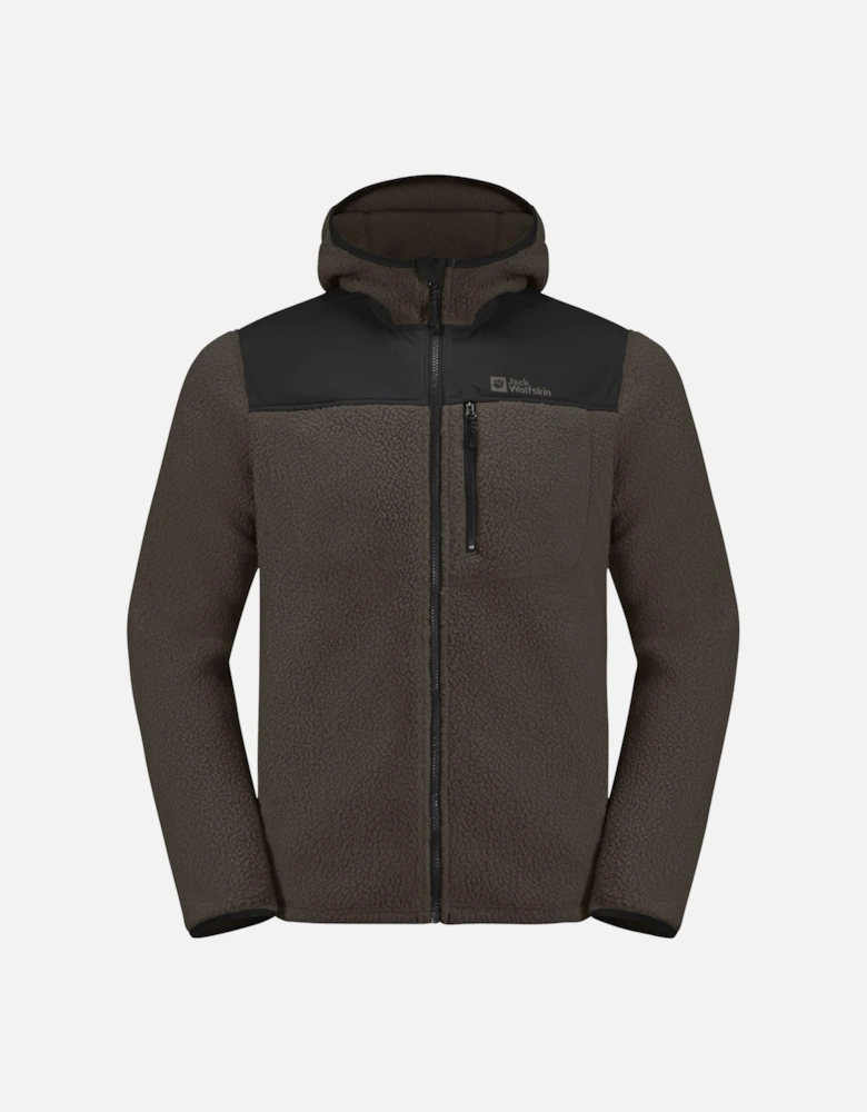 Mens Kammweg Pile Full Zip High Neck Fleece