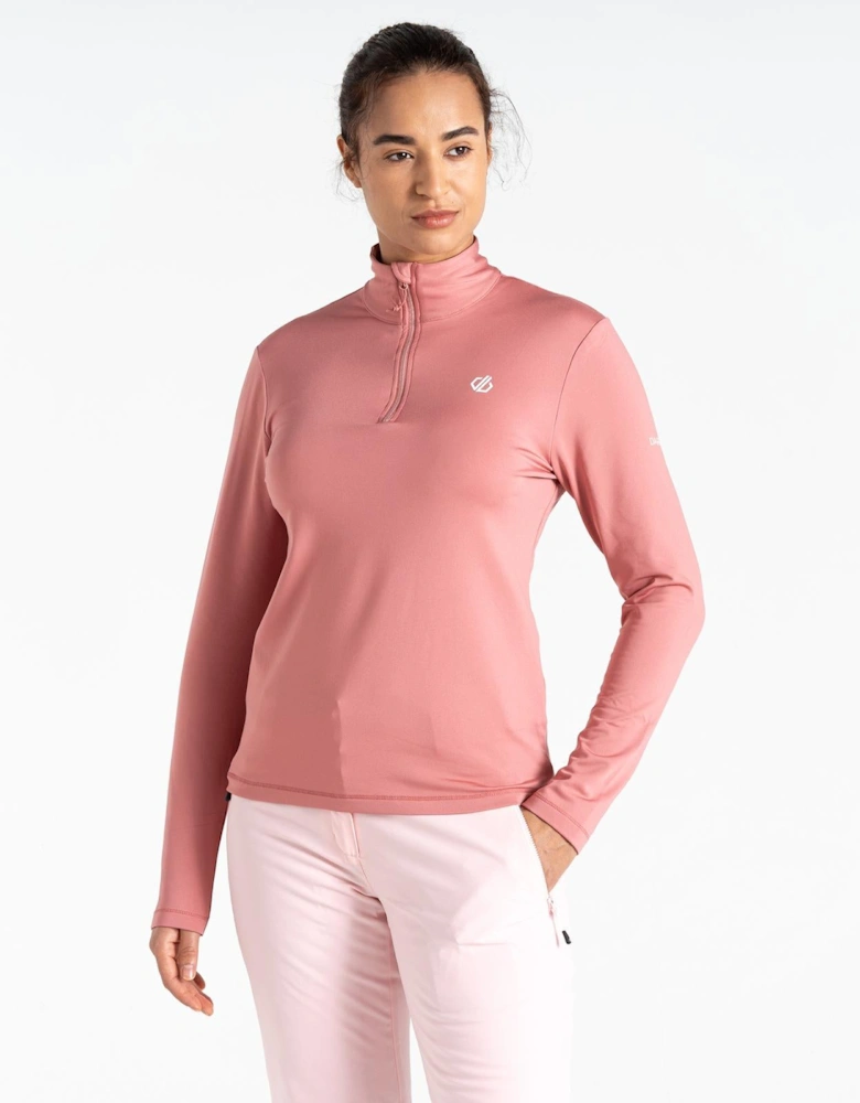 Womens Lowline 1/4 Zip Midlayer - Pink