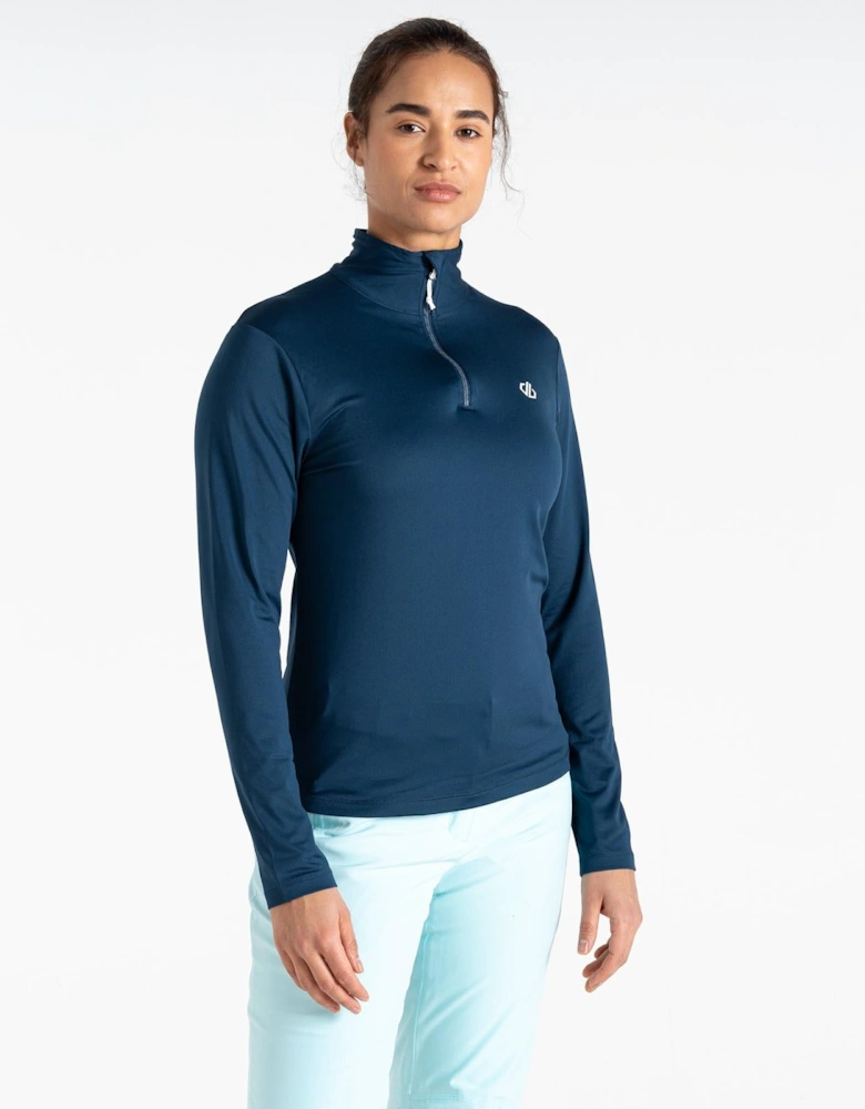 Womens Lowline 1/4 Zip Midlayer - Pink