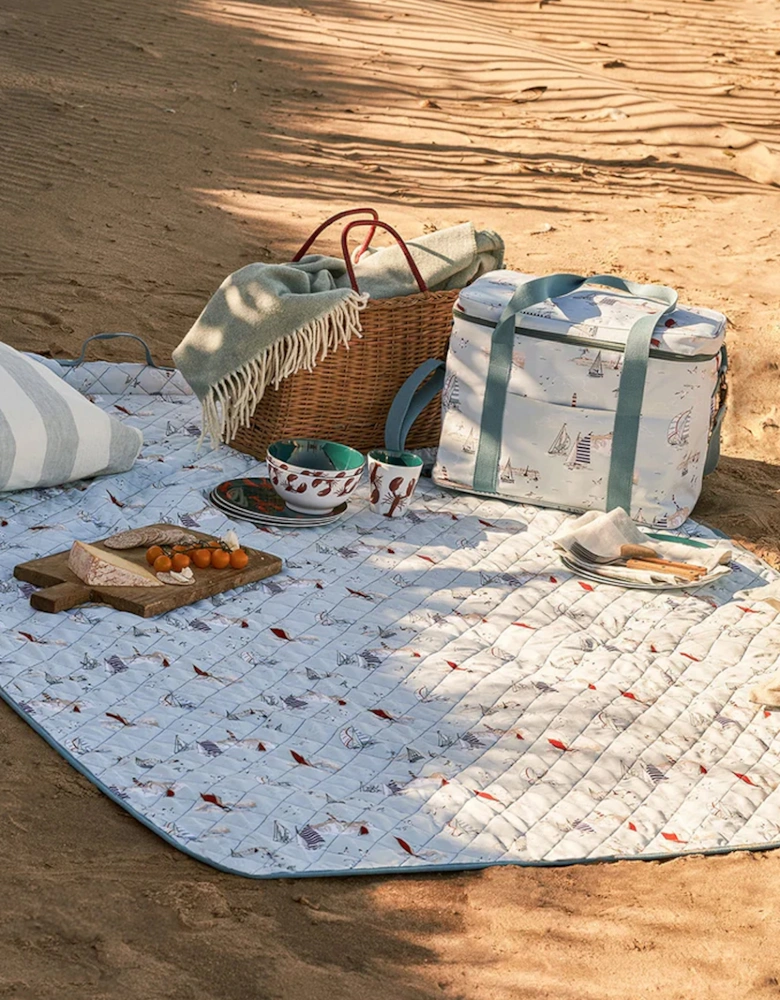 Picnic Blanket Coastal Boats