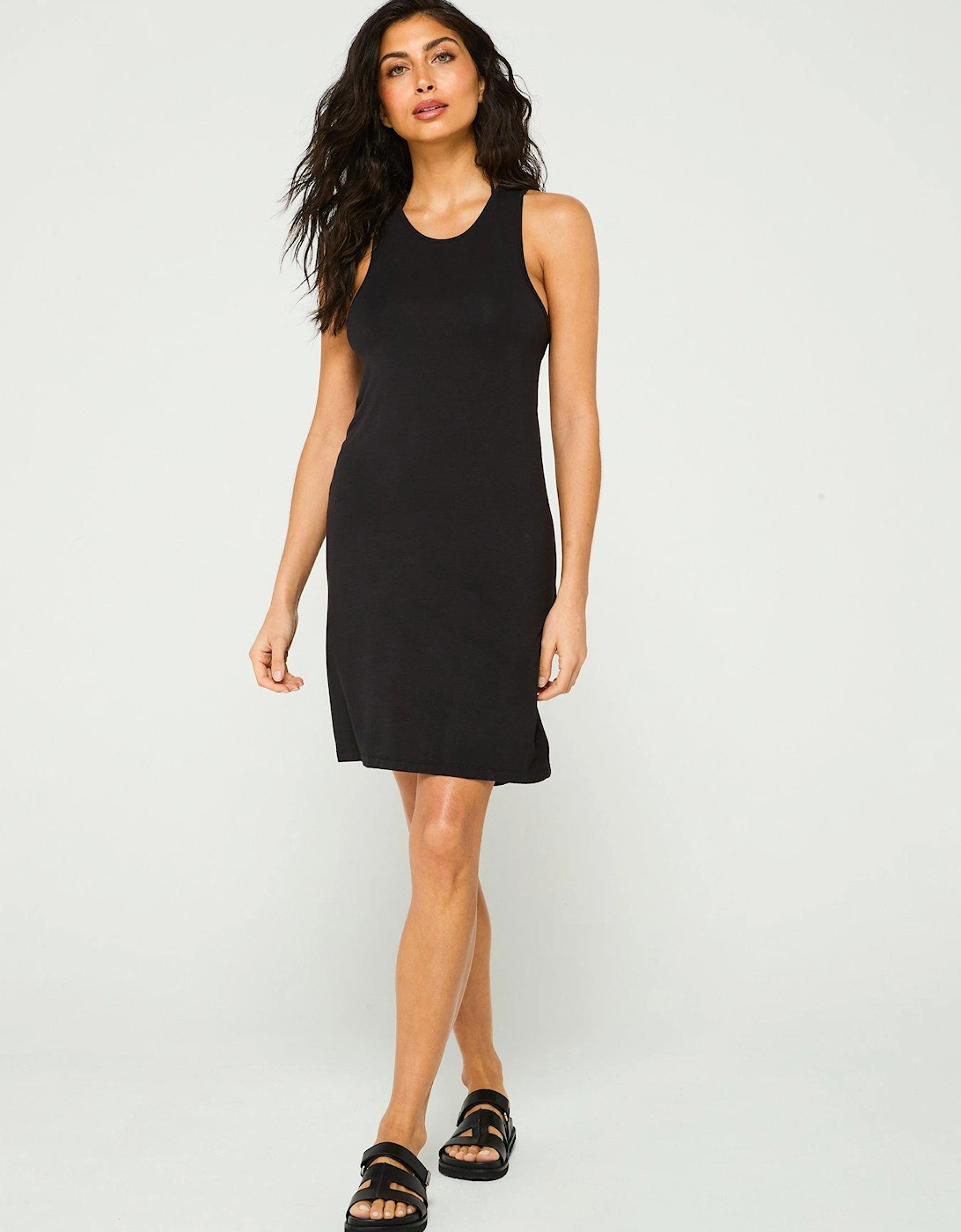 Tank Mini Dress - Black, 2 of 1