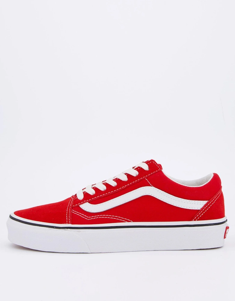 Women's Ua Old Skool Trainers - Red