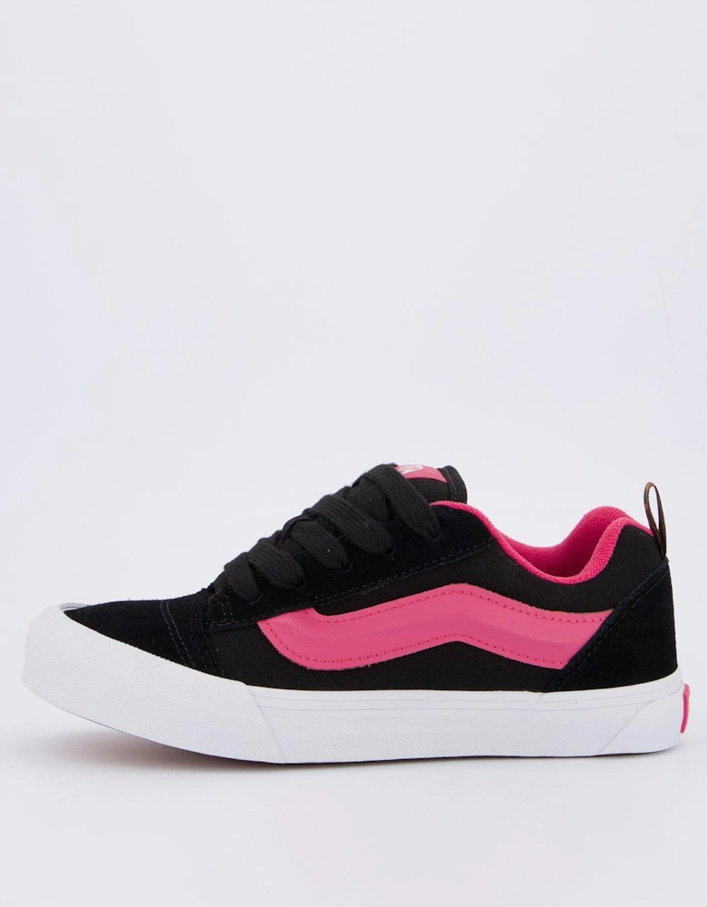 Junior Knu Skool Trainers - Black/Pink