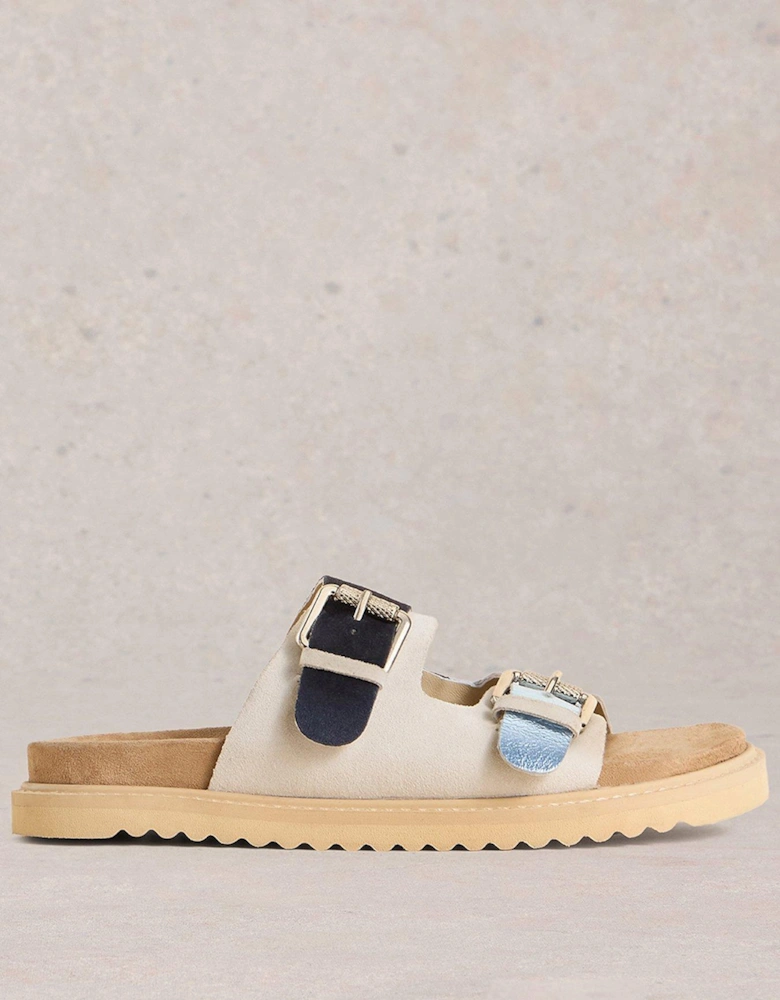 Patty Footbed Sandal - Blue