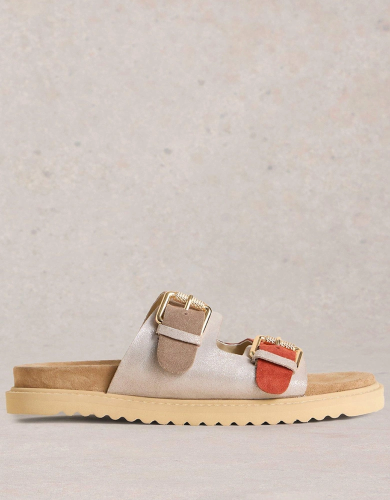 Patty Footbed Sandal - Beige