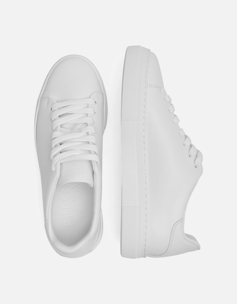 Homme Men's David Chunky Leather Sneaker White