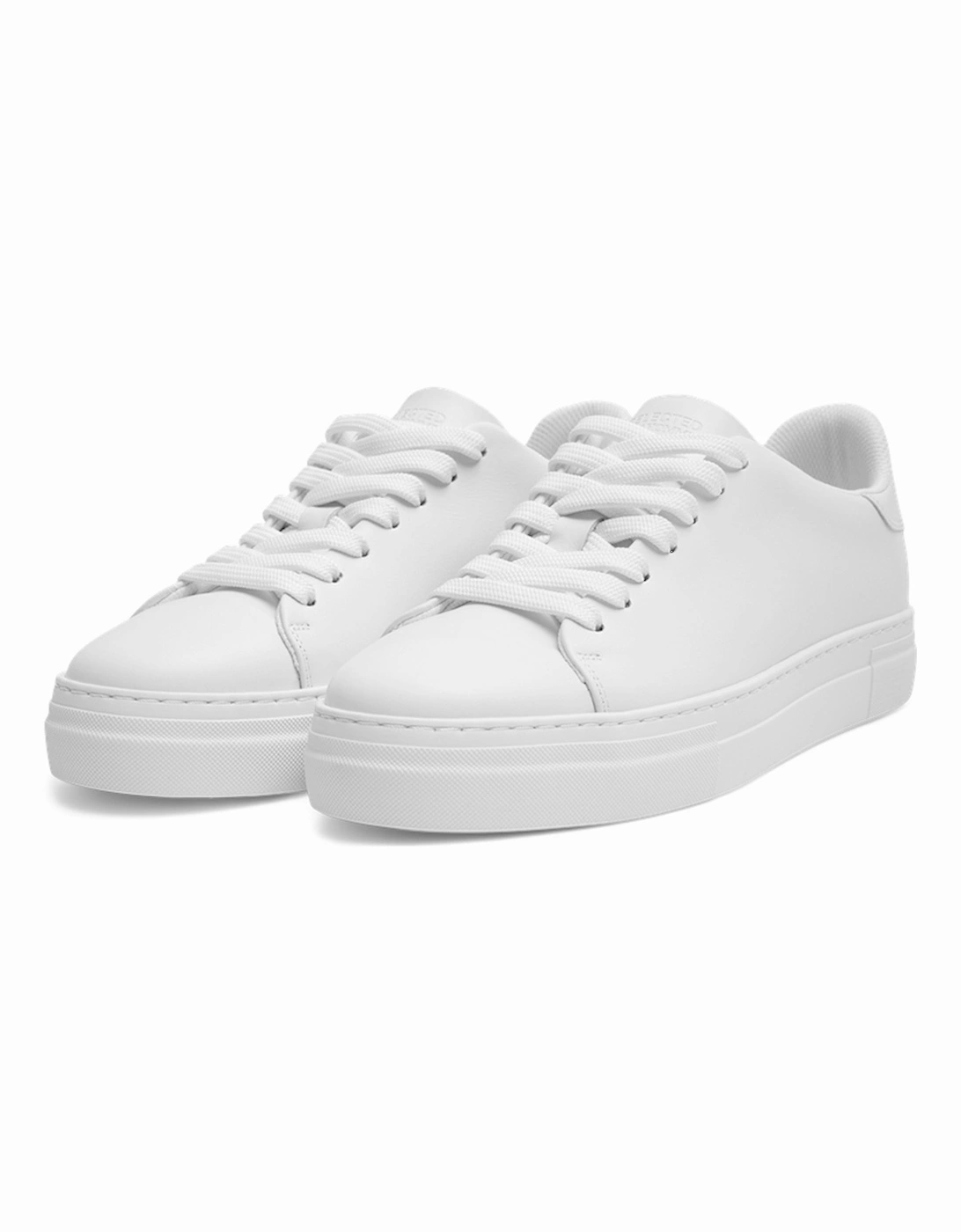 Homme Men's David Chunky Leather Sneaker White, 5 of 4