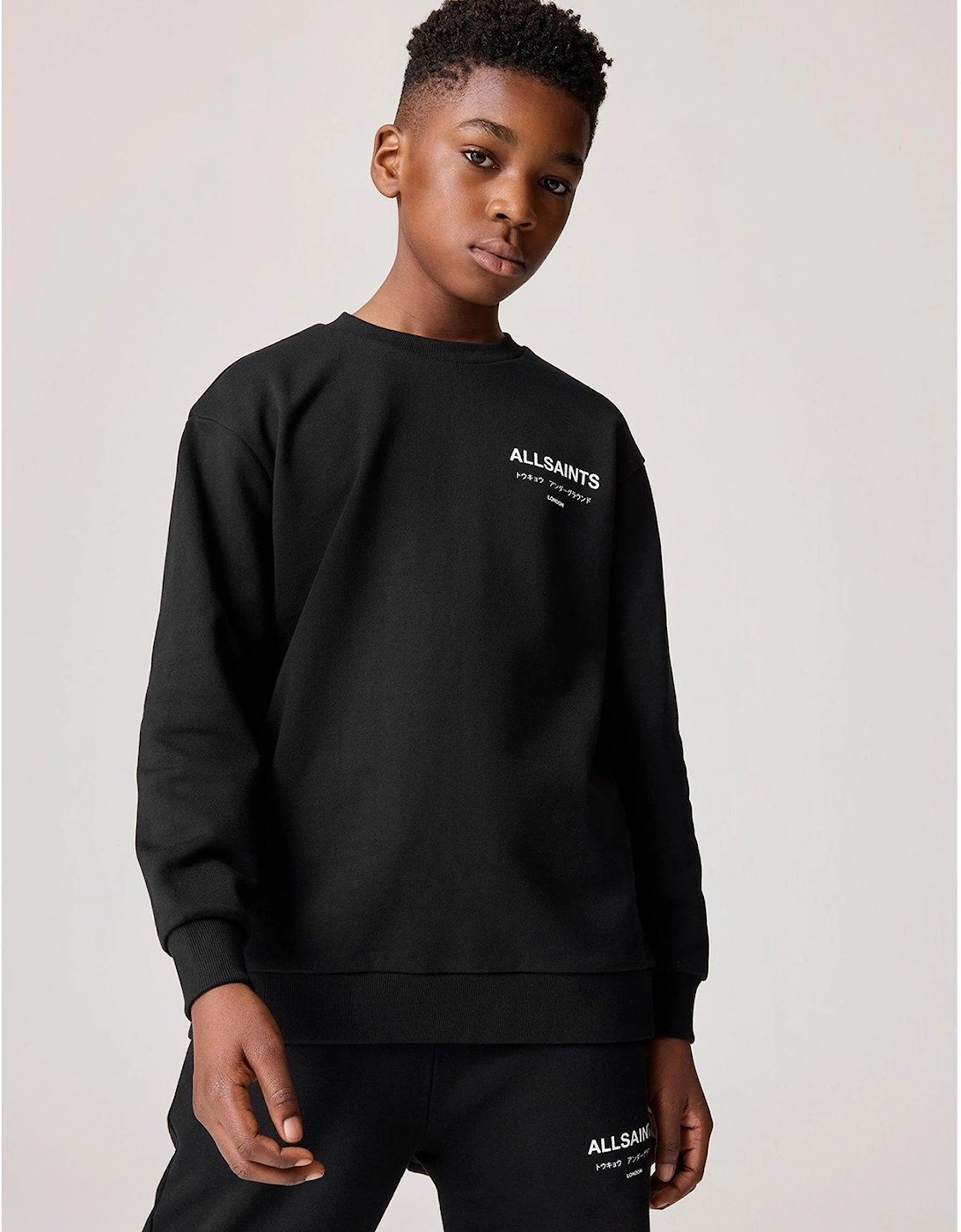 Boys Underground Sweatshirt - Black, 8 of 7