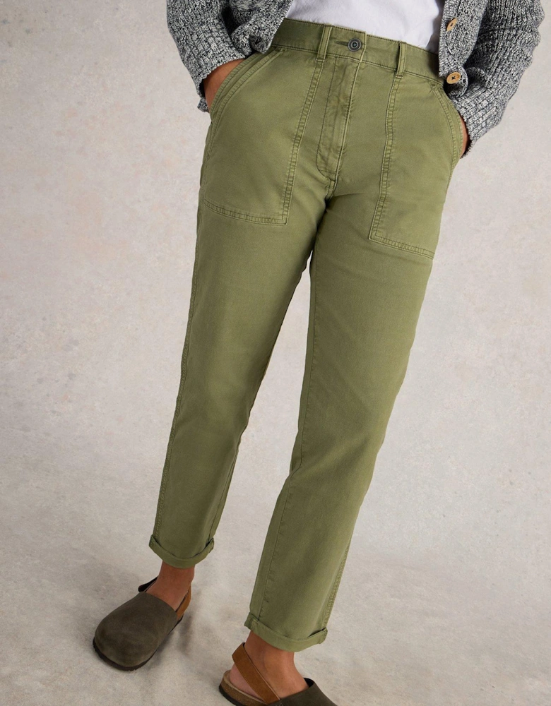 Twister Chino Trouser - Green