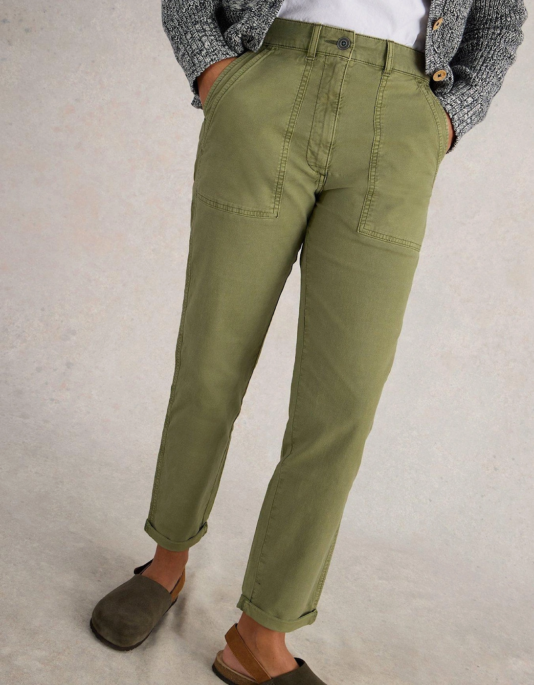 Twister Chino Trouser - Green, 2 of 1