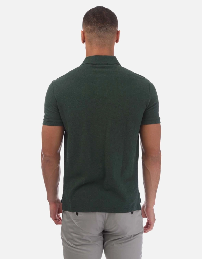 Custom Slim-Fit Mesh Polo Shirt