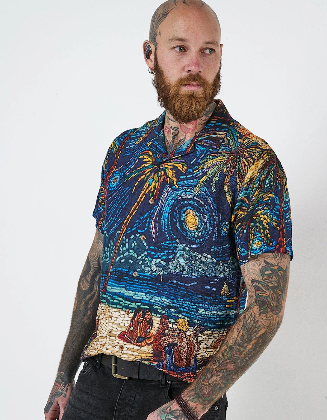 Work Of Art Short Sleeve Shirt - Multi, 2 of 1