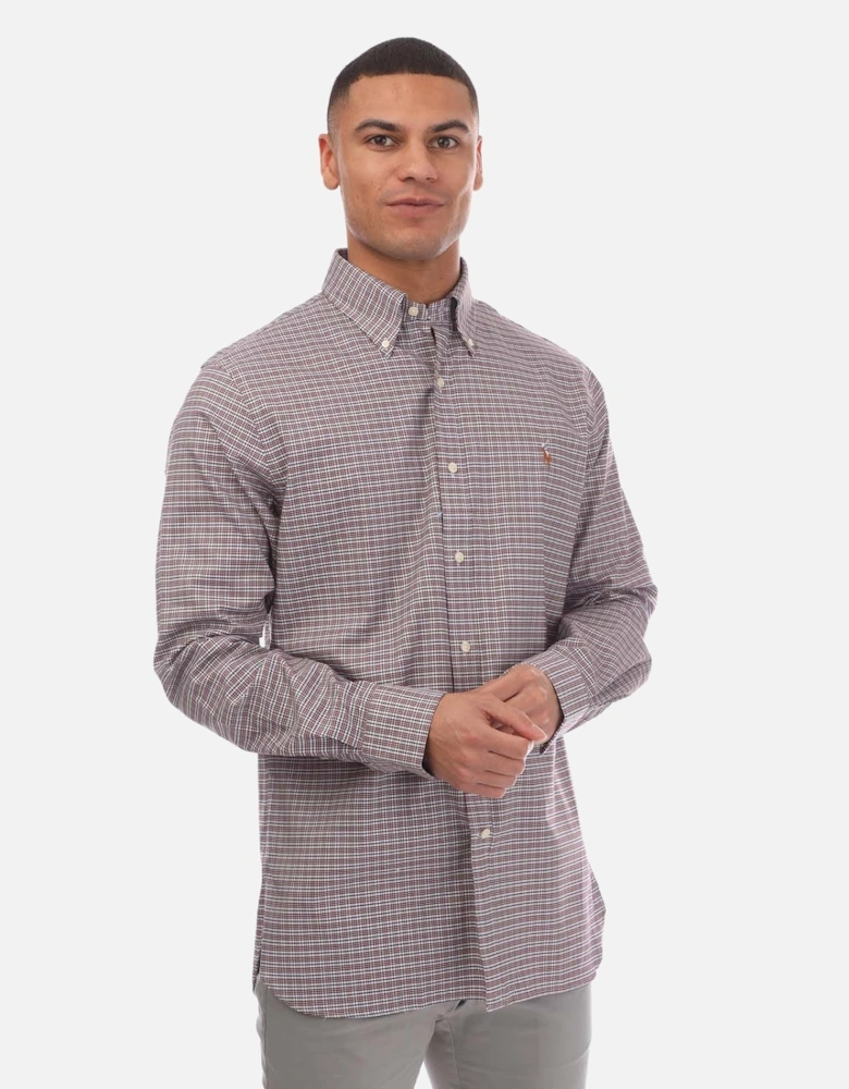 Long Sleeve Embroidered Cotton Shirt