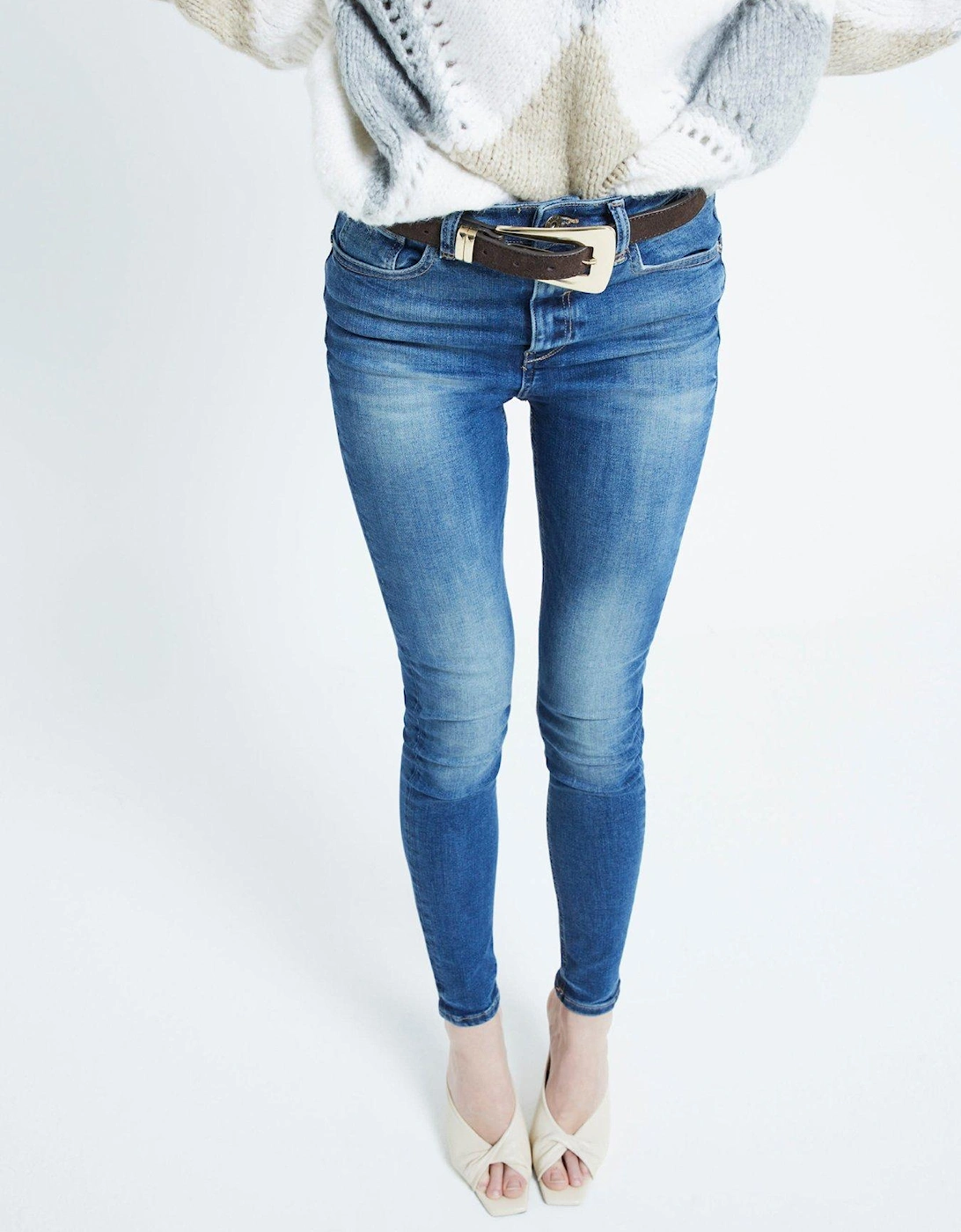 High Rise Sculpt Jeans - Blue, 2 of 1