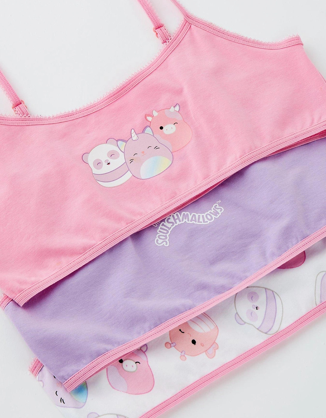 3 Pack Crop Tops - Multi