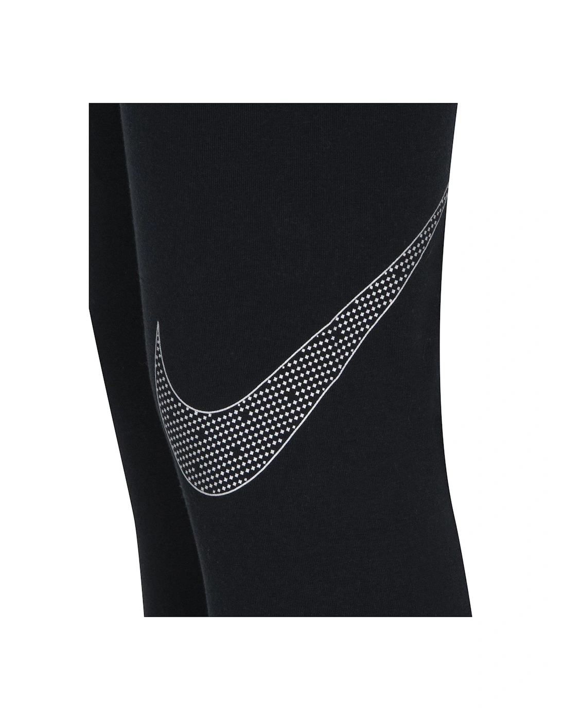 Kids Girls Shine Hoody Legging Tracksuit - Black