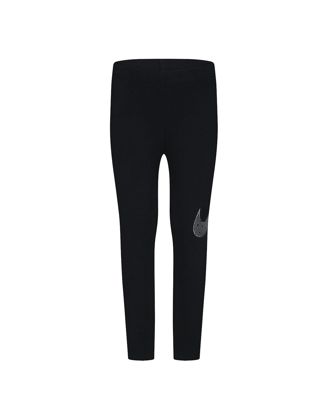 Kids Girls Shine Hoody Legging Tracksuit - Black