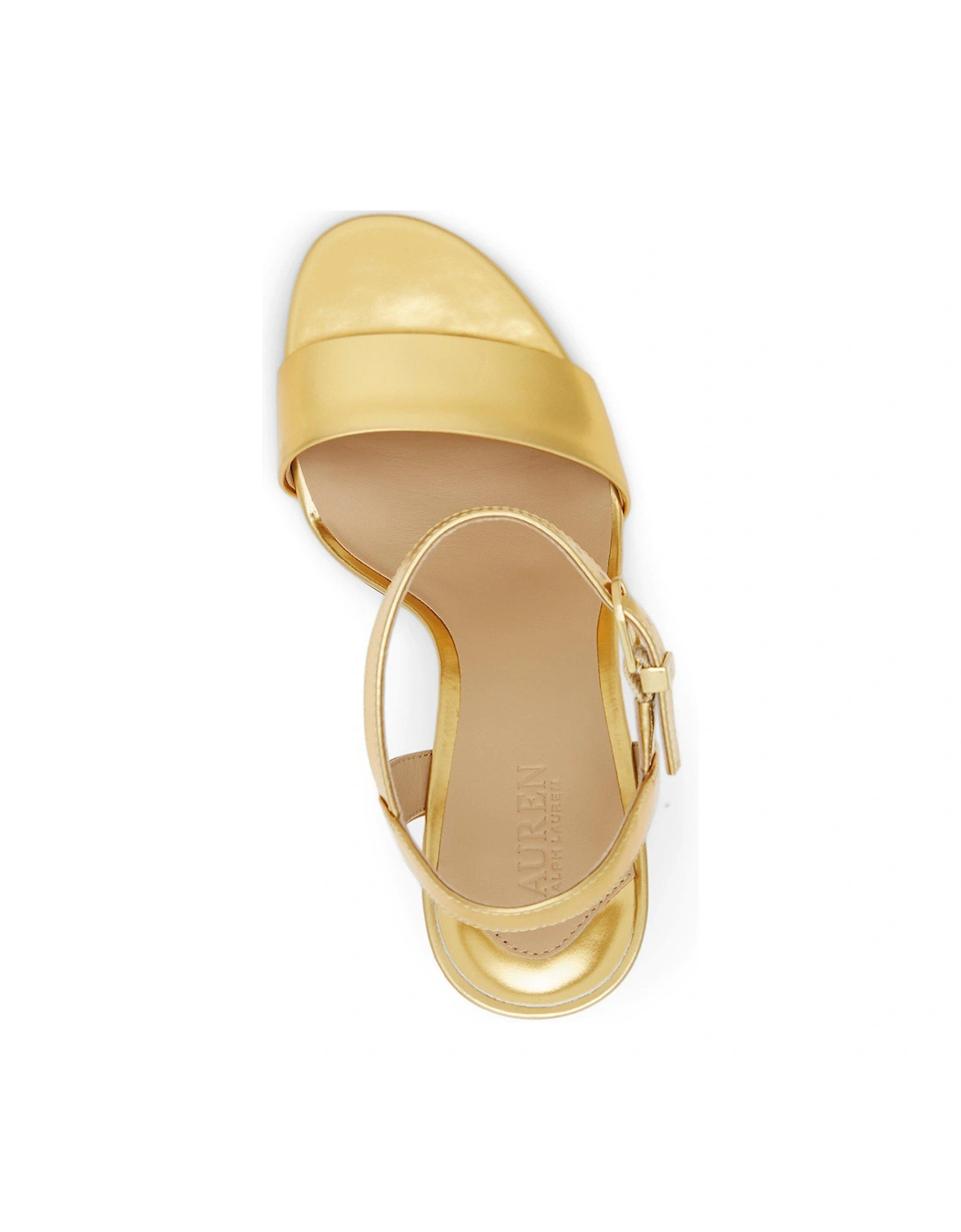 Gwen Heeled Sandals - Gold