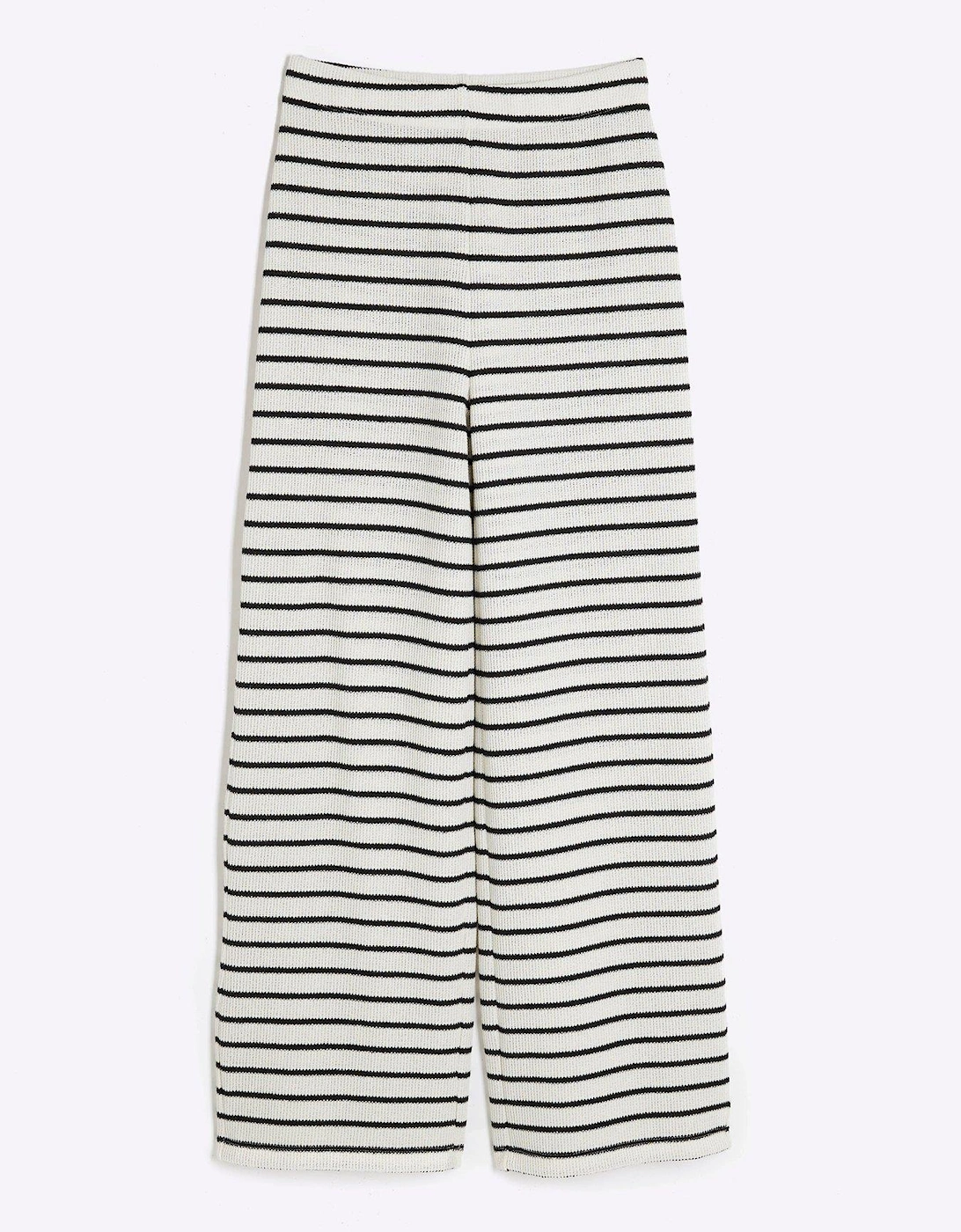 Stripe Textured Trouser - Cream