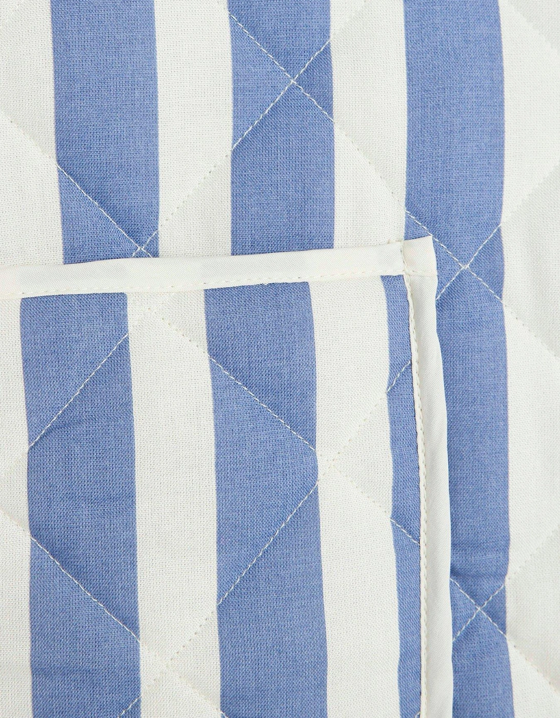 Reversible Floral/Stripe Jacket - Blue
