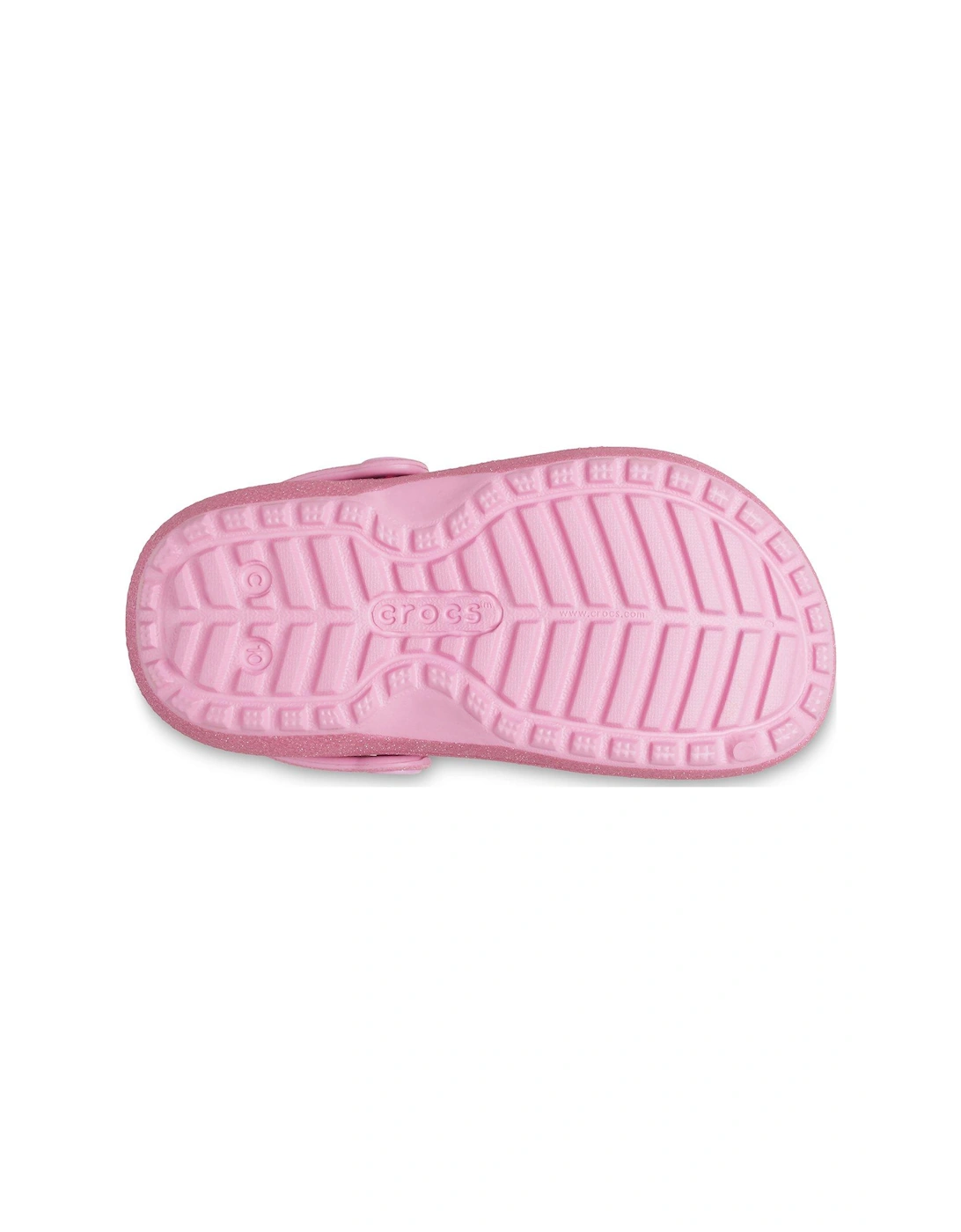 Kids Classic Lined Glitter Clog - Pink