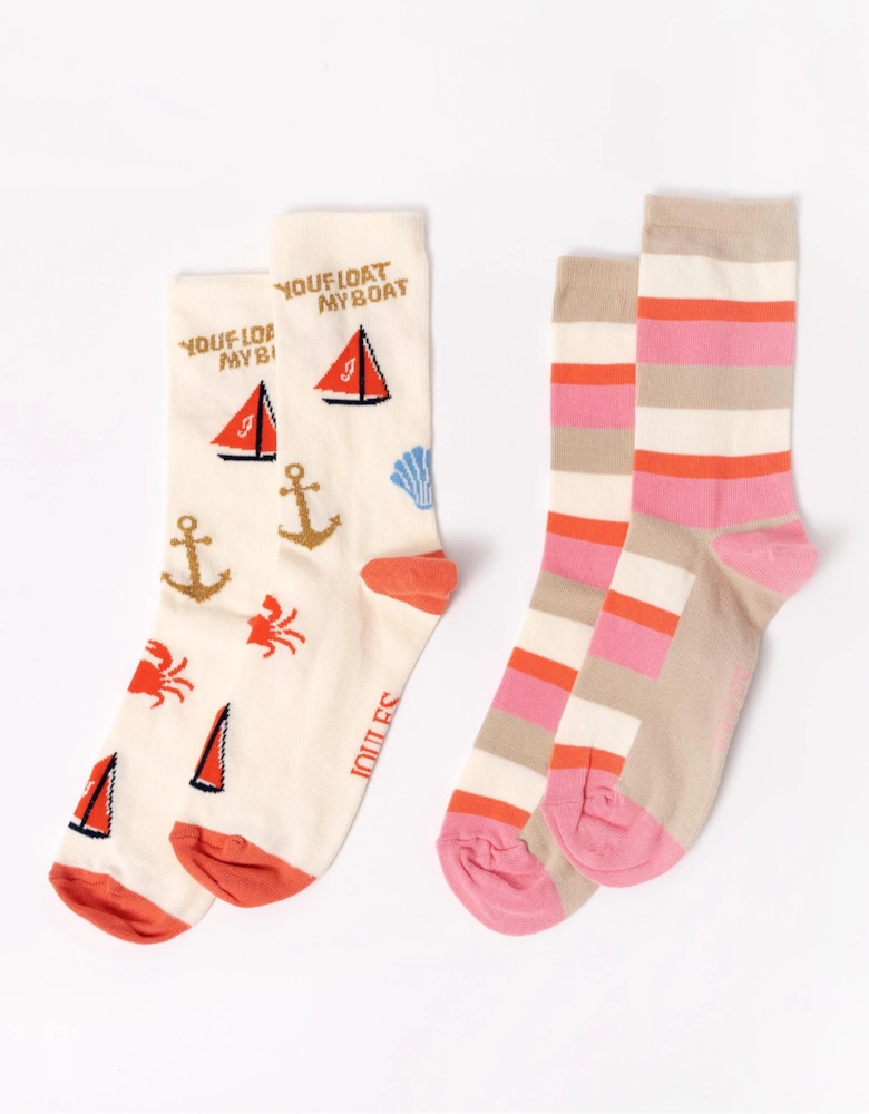 Everyday 2 Pack Womens Socks