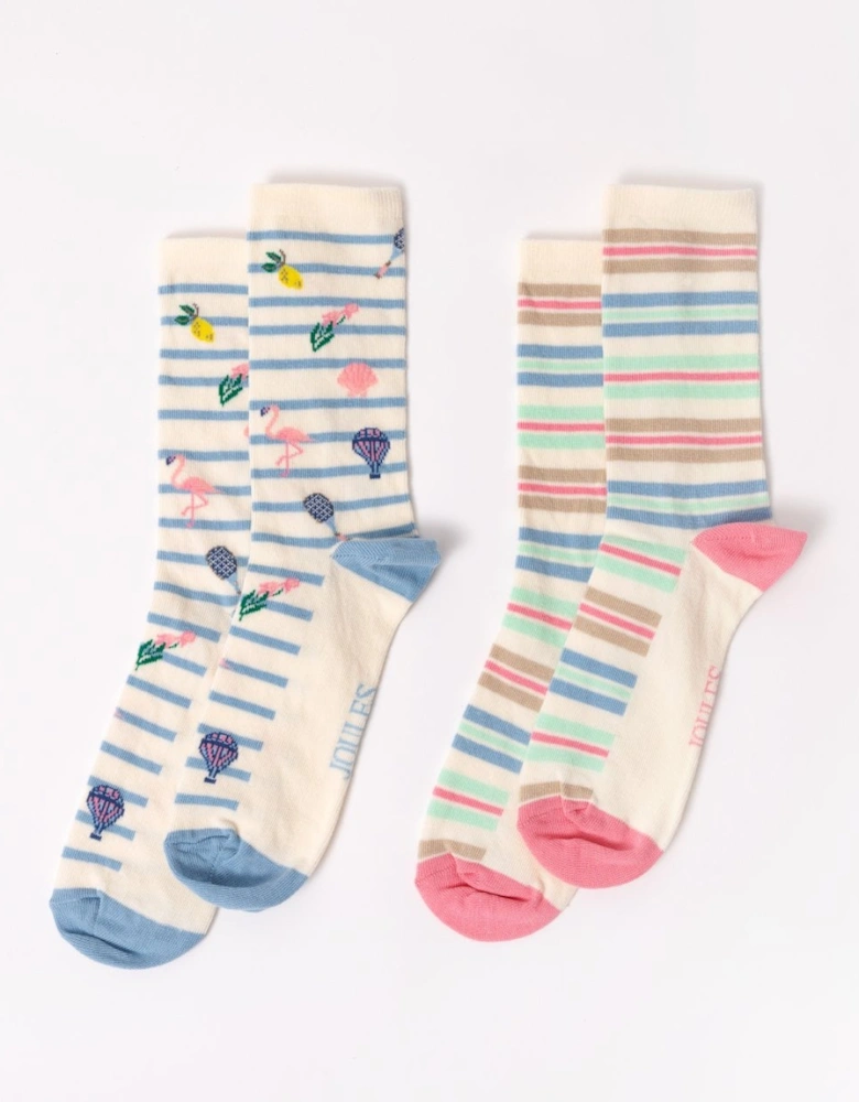 Everyday 2 Pack Womens Socks